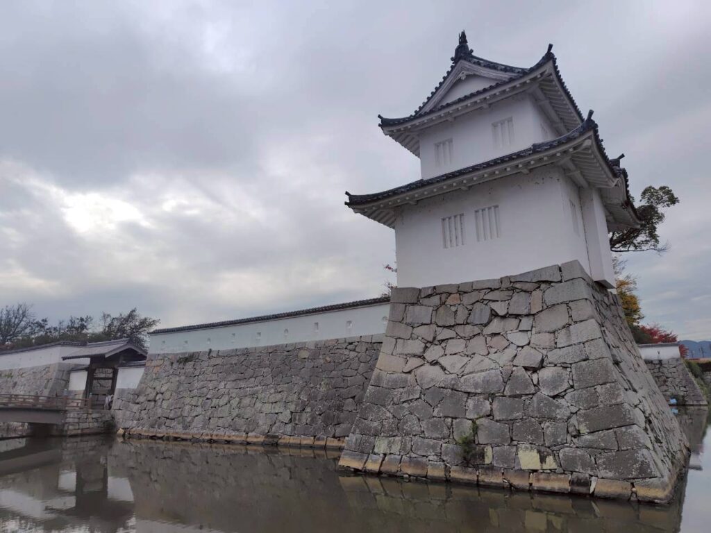 赤穂城　きものでおでかけ