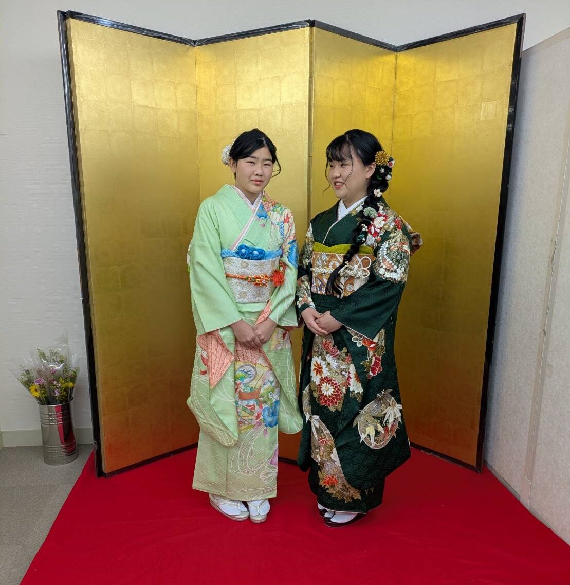 成人式典　振袖前撮り撮影会について