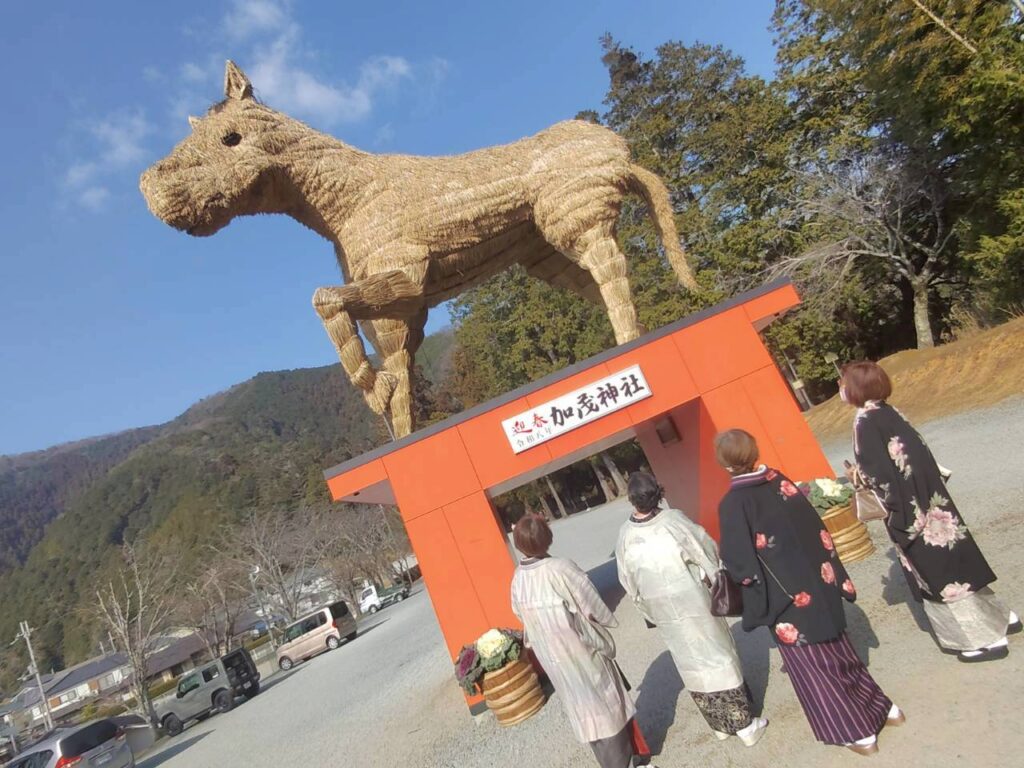 きものでおでかけ　初詣